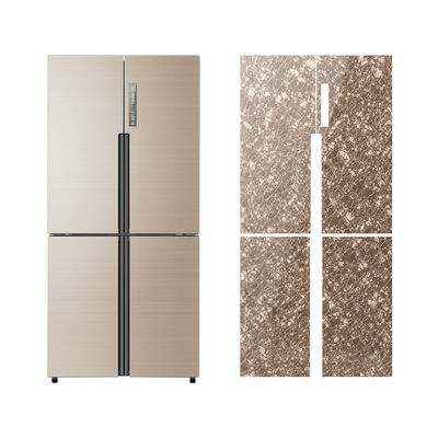 Glittering Tempered Glass 6mm Custom Panel Refrigerator