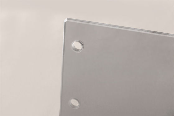 Grey Holes Drilled Safety Corner 3mm Glass Panel Light Switch