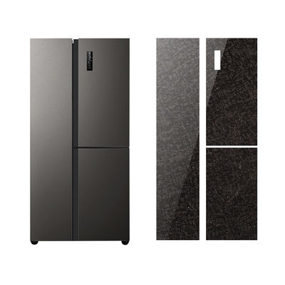 Decoration UV micro imprinting Black Wrinkle Pattern Refrigerator Door Panel